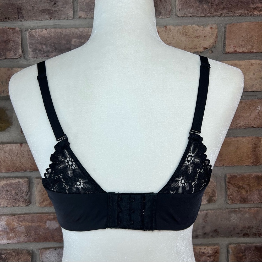Maidenform Women's Full Coverage T-Shirt Bra Set - Black/Leopard Print - Picture 9 of 15